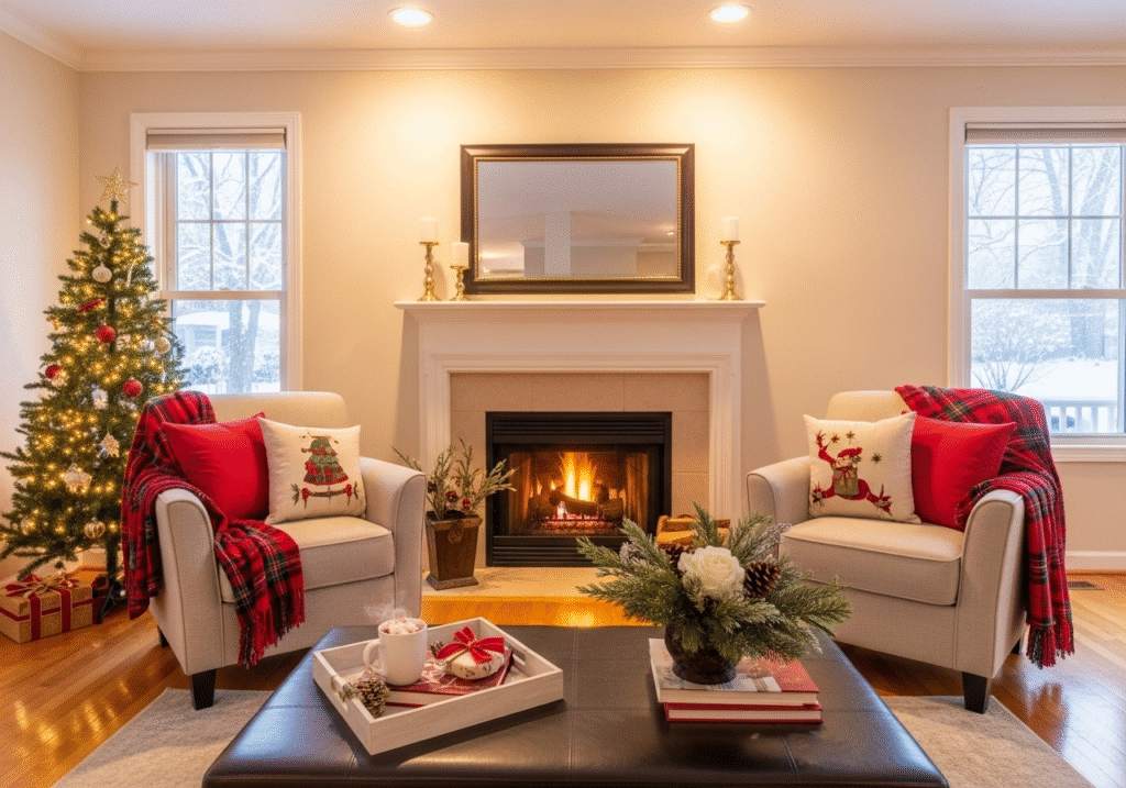 Seasonal real estate cleaning Ellicott City showing winter property preparation and staging