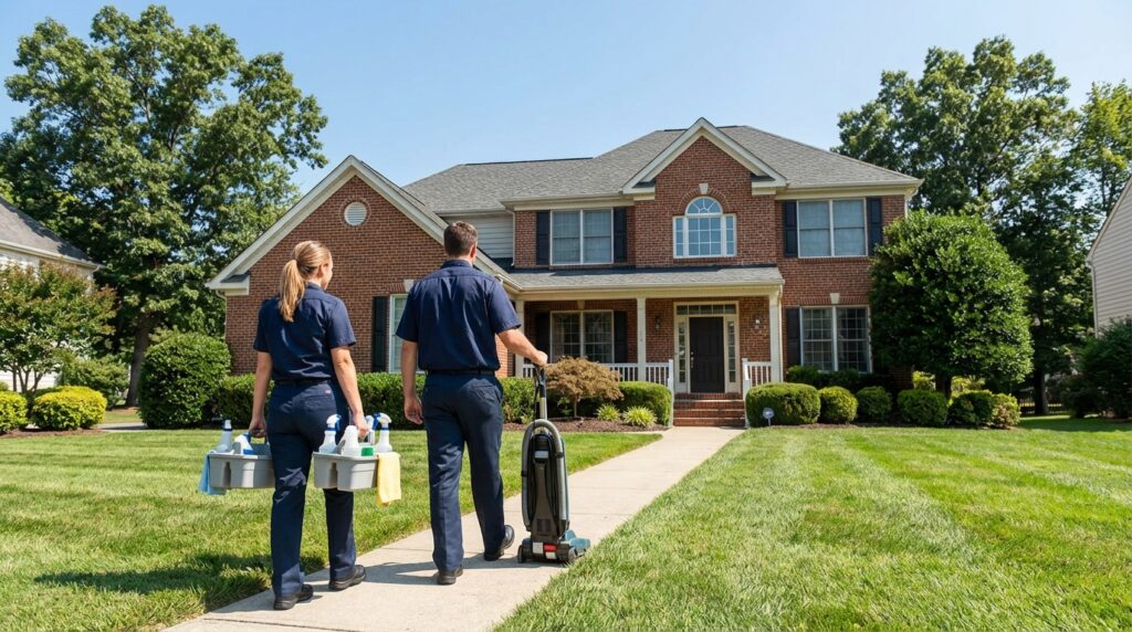 A photorealistic exterior photograph taken in the 16055afc8b