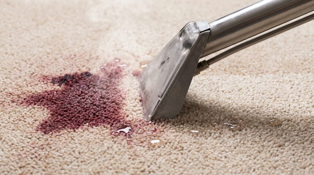 Carpet cleaning wand removing stain 9866bae46f